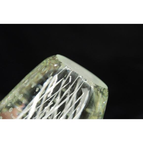 Clear Glass Paperweight Jellyfish Controlled Bubbles 5" Seaside Cottagecore Naut - Picture 6 of 10